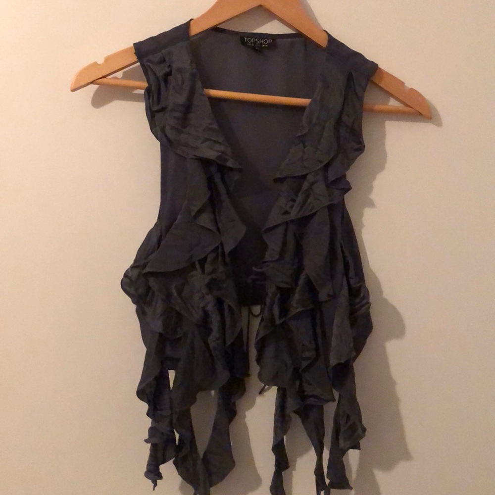🔥3/$18🔥 TOPSHOP UK SILK VEST